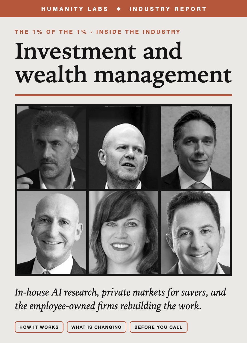 Industry report: Investment and wealth management
