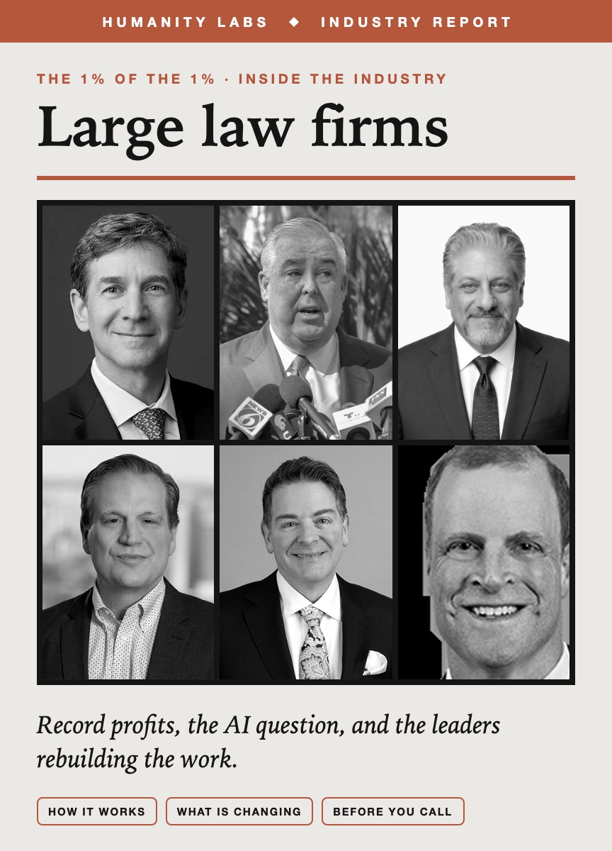 Industry report: Large law firms