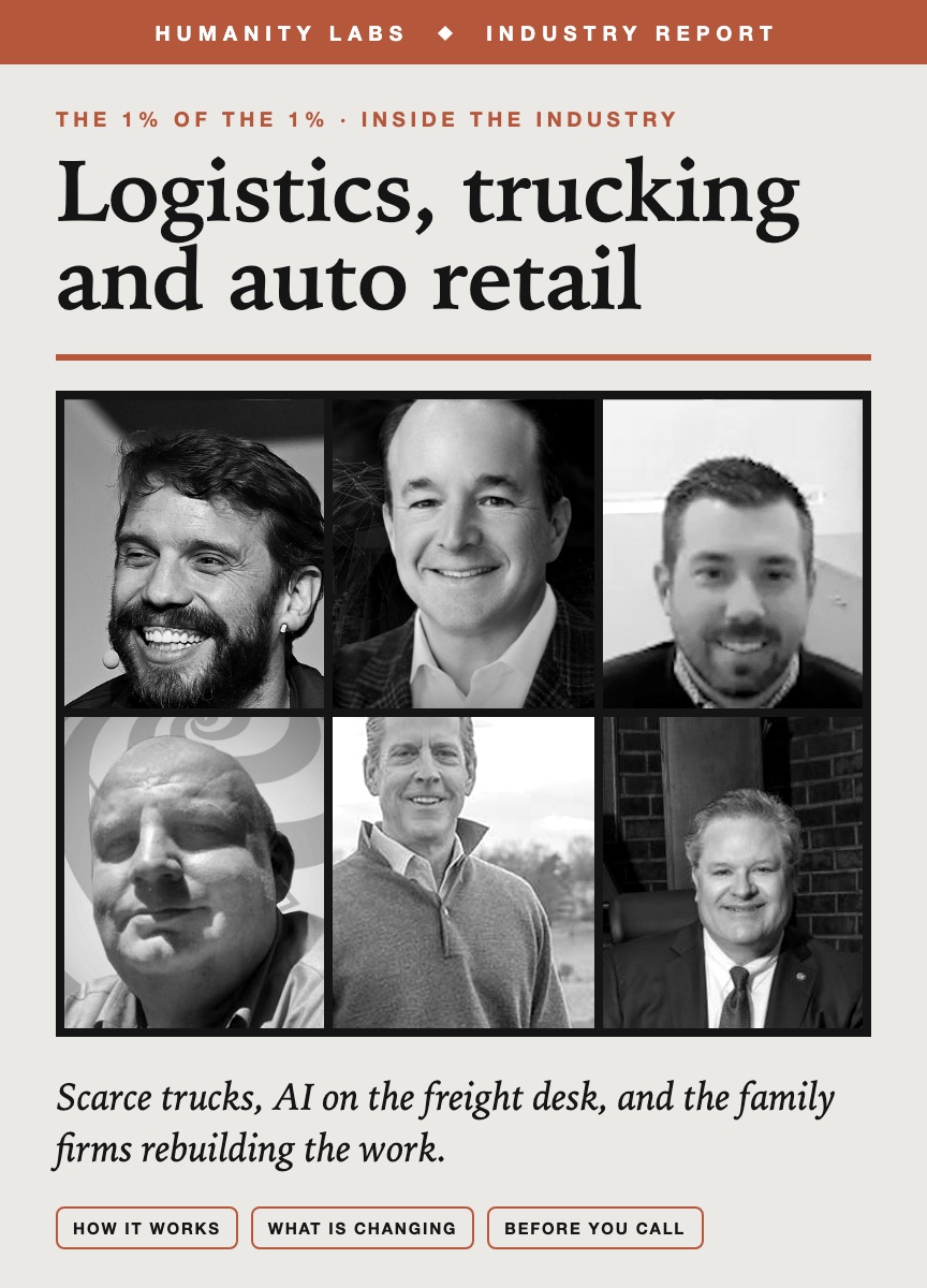 Industry report: Logistics, trucking and auto retail