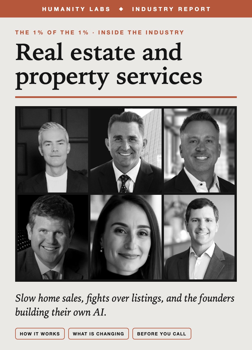 Industry report: Real estate and property services