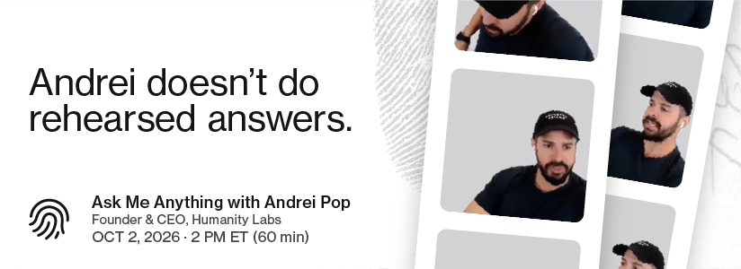 Ask Me Anything with Andrei Pop promo, part 1