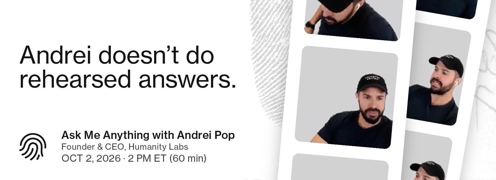 Ask Me Anything with Andrei Pop promo, part 1
